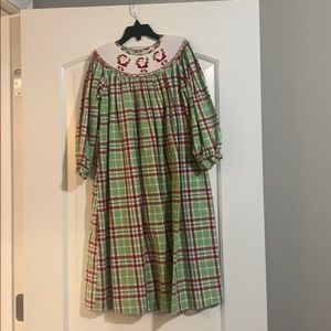 Smocked Santa Clause dress